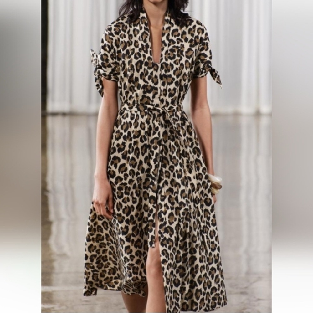 ZARA Animal Print Dress  XS